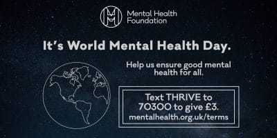 It’s Okay to Not Be Okay – World Mental Health Day 2018