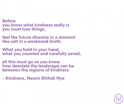 ‘Kindness’ by Naomi Shihab Nye