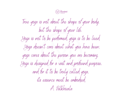 “Yoga’s essence must be embodied”
