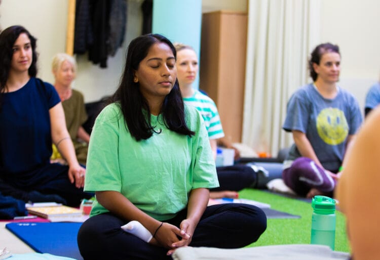 Yoga in healthcare improving wellbeing and integrating into health systems