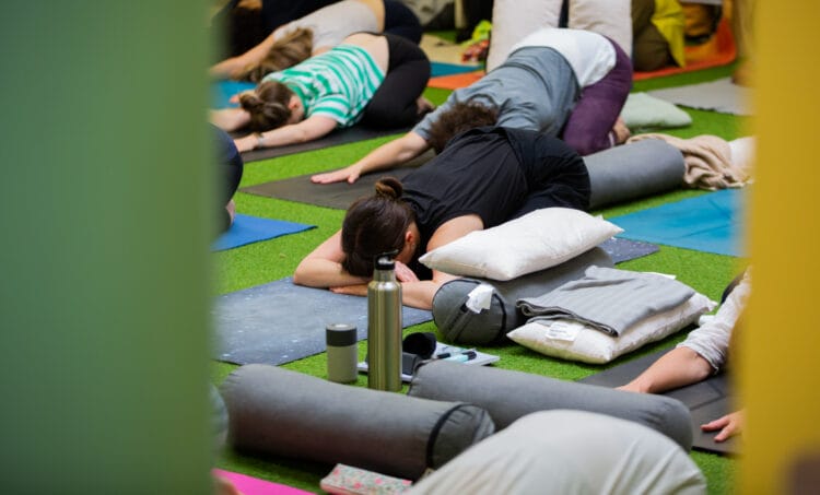 Sleep issues and the potential benefits of using yoga for sleep as a natural remedy.