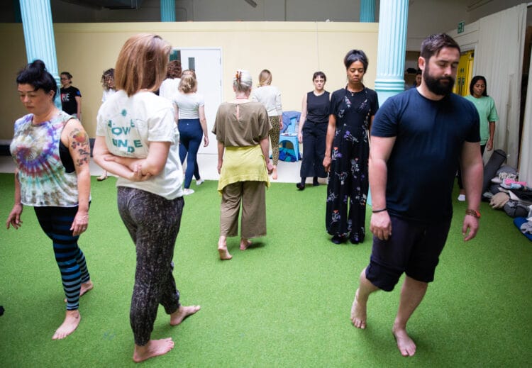 Yoga in healthcare improving wellbeing and integrating into health systems
