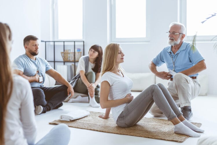 Targeted support and relief through yoga for back pain and therapeutic practices.
