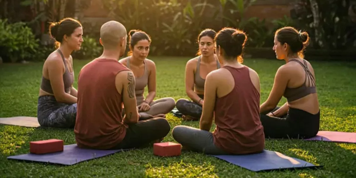 trauma informed yoga class emphasising safety and choice