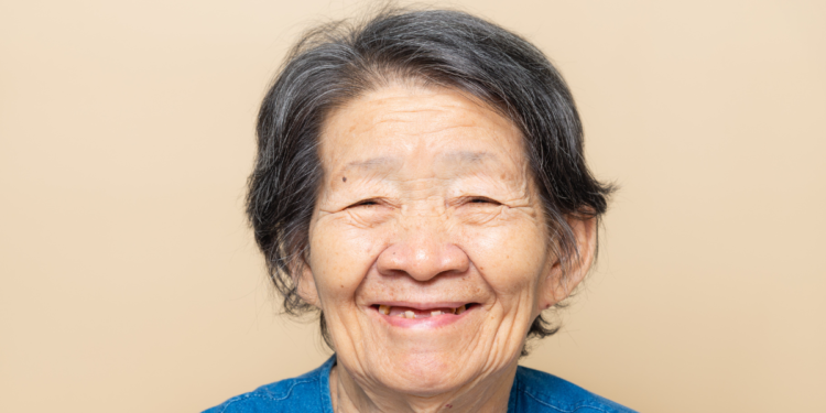 Portrait of a healthy older adult illustrating positive ageing and factors linked to biological age.