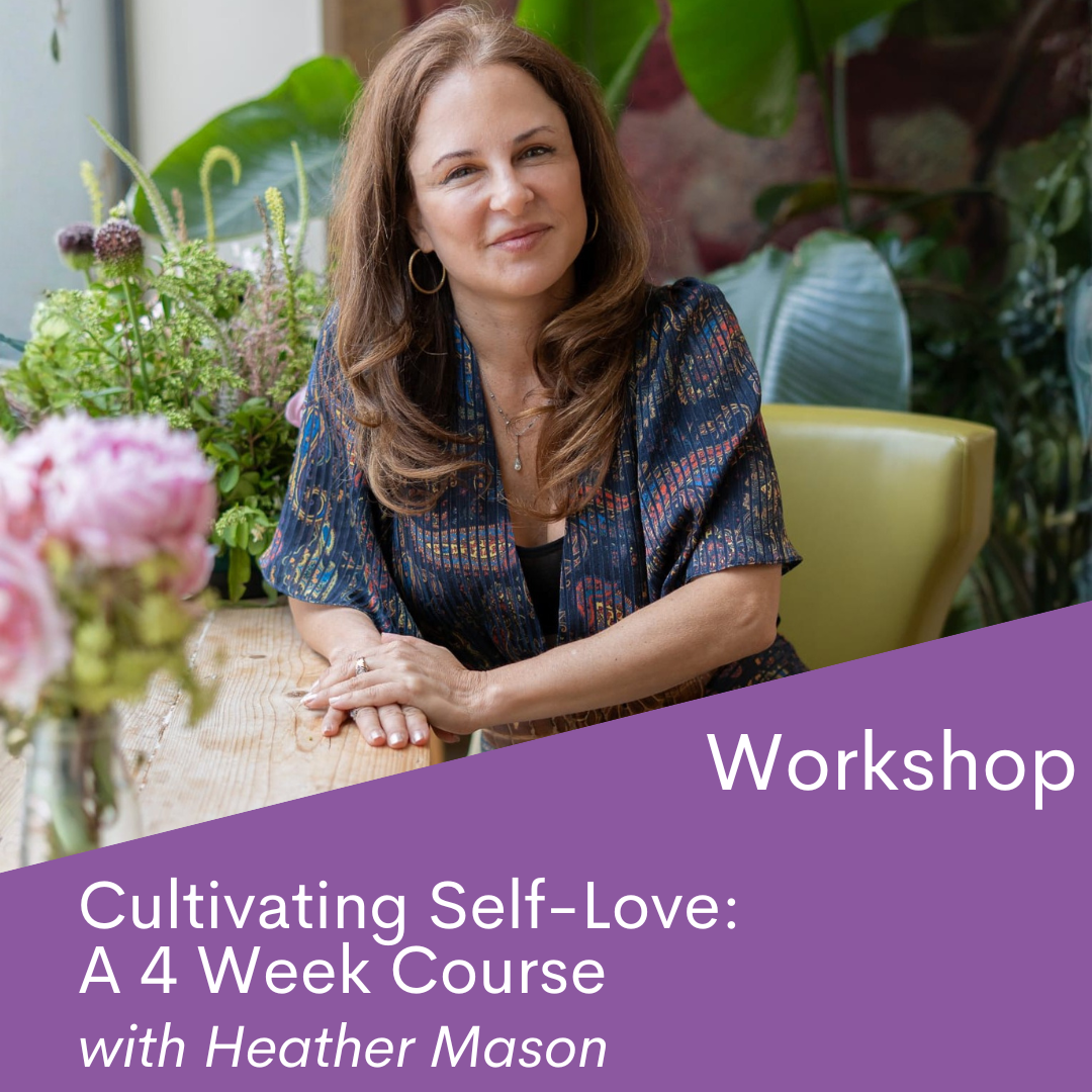 Heather Mason running a self love meditation course involving neuroplasticity and buddist principles